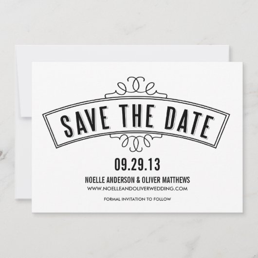  BANNER | BEWAREN VAN DE DATUM VAN AANKONDIGING (Voorkant)