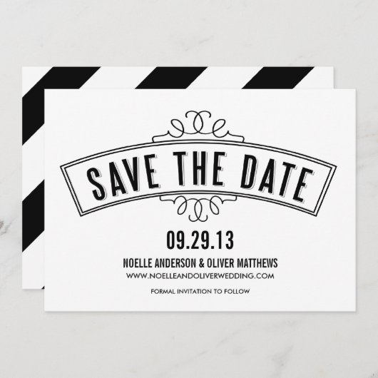  BANNER | BEWAREN VAN DE DATUM VAN AANKONDIGING (Voorkant / Achterkant)