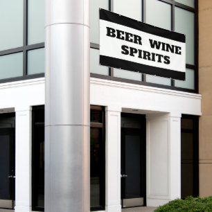 Banner Bier Wijn Sterke Dranken