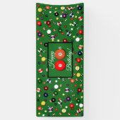 Banner - Billiards - 35e feestdag (Verticaal)