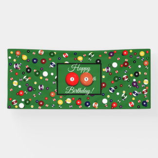 Banner - Billiards - 35e feestdag