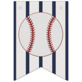 Banner blauw van de Baseball Happy Birthday Buntin (Eerste vlag)