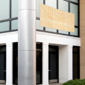 Banner | Bloemige Vreugde | Feest Achtergrond Deco (Buitenkant Gebouw)