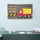 Banner bouwvuilnisbakken Birthday Party (Beurs)