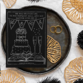 Banner boven mij is liefde Inspiratie Postkaart