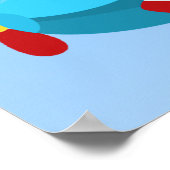 Banner Boy Birthday Banner vliegtuig Poster (Hoek)