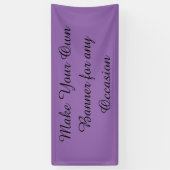 Banner-Customize voor elke keer Spandoek (Verticaal)