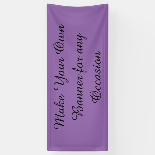 Banner-Customize voor elke keer Spandoek (Verticaal)