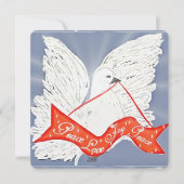 Banner Dove - Aangepaste 4,25 x 5,5-inch uitnodigi Kaart (Voorkant)