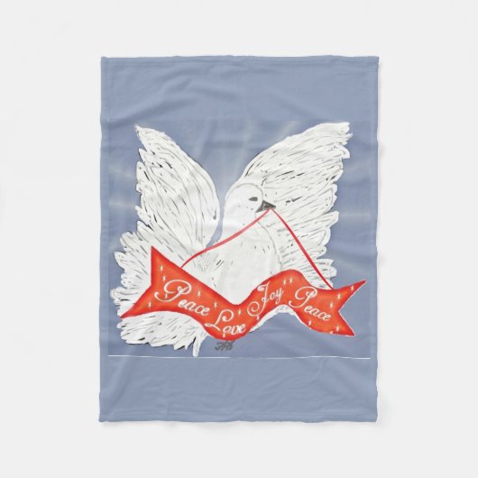 Banner Dove Fleece Deken (Voorkant)