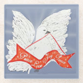 Banner Dove Glazen Onderzetter (Voorkant)