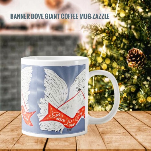 Banner Dove Grote Koffiekop