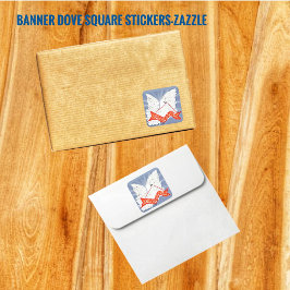 Banner Dove Vierkante Sticker