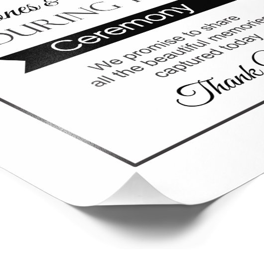 Banner Draai telefoons en camera's uit Foto Afdruk (Hoek)