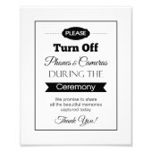 Banner Draai telefoons en camera's uit Foto Afdruk (Voorkant)