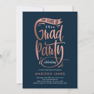 Banner EDITABLE COLOR Afstuderen Invitation Aankondiging