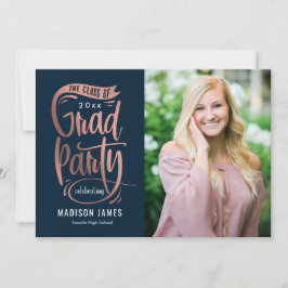 Banner EDITABLE COLOR Afstuderen Invitation Aankondiging