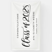 Banner EDITABLE KLEURENKLEUR Afstuderen, stijlvol (Verticaal)