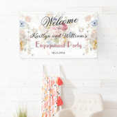BANNER Elegant Floral Engagement Party Welcome  (Insitu)