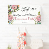 BANNER Elegant Floral Engagement Party Welcome (Insitu)