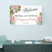 BANNER Elegant Floral Engagement Party Welcome (Beurs)