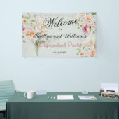 BANNER Elegant Floral Engagement Party Welcome (Beurs)