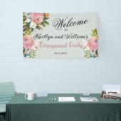 BANNER Elegant Floral Engagement Party Welcome (Beurs)