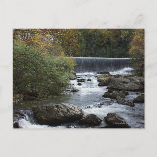Banner Elk, NC Waterfall Briefkaart (Voorkant)