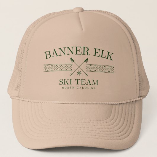 Banner Elk Ski Team, North Carolina Trucker Pet (Voorkant)