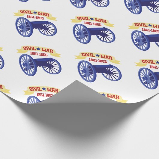 Banner en kanon cadeaupapier (Hoek)