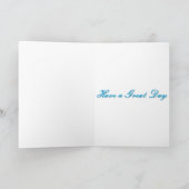 Banner en schoen in roze en blauw kaart (Binnen)