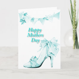 Banner en schoen in Teal Kaart