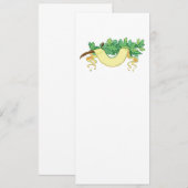 Banner en tak van groene eekbladeren (Voorkant / Achterkant)