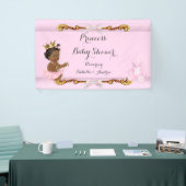 Banner Ethnic Princess Baby shower Roze Goud (Beurs)
