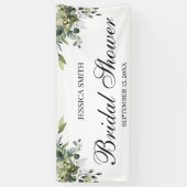 Banner Eucalyptus Waterverf Vrijgezellenfeest (Verticaal)