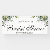 Banner Eucalyptus Waterverf Vrijgezellenfeest (Horizontaal)