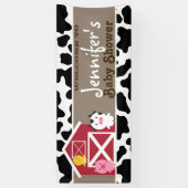 Banner - Farm Animals Baby shower (Verticaal)