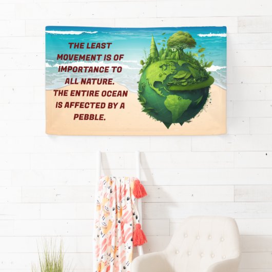 BANNER, FLEX, VINYL, Zee en aarde Spandoek (Insitu)