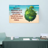 BANNER, FLEX, VINYL, Zee en aarde Spandoek (Beurs)