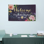 Banner Floral Paars Sparkle String Light (Beurs)