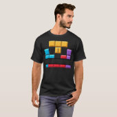 banner Gaming blokken grappig T-shirt (Voorkant volledig)