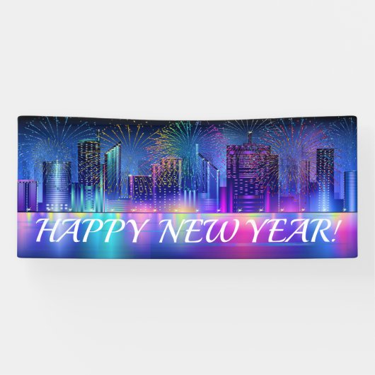 BANNER Gelukkig Nieuwjaar (Horizontaal)