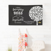 Banner Gelukkig Pensioen – Op Maat Gemaakte Naam A (Insitu)