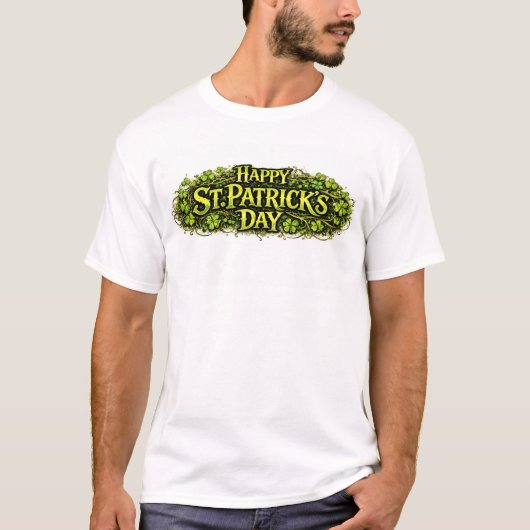 BANNER Gelukkige St.Patrick's Dag T-shirt (Voorkant)
