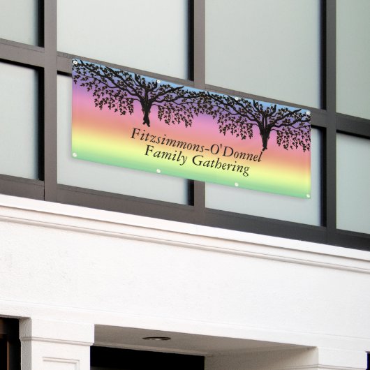 Banner - Gezinsband (Buitenkant Gebouw)