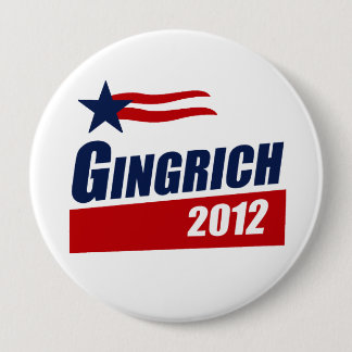 Banner GINGRICH 2012 Ronde Button 4,0 Cm