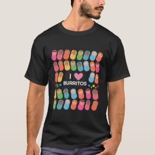 Banner goedgekeurd als I Love Burritos Moeder Baby T-shirt