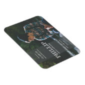 Banner Gray Foto Afstuderen Aankondiging Magneet (Rechterzijde)