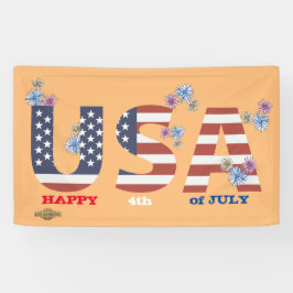 banner "HAPPY 4th of JULY"