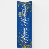 Banner-Happy Hanukkah binnen Spandoek (Verticaal)